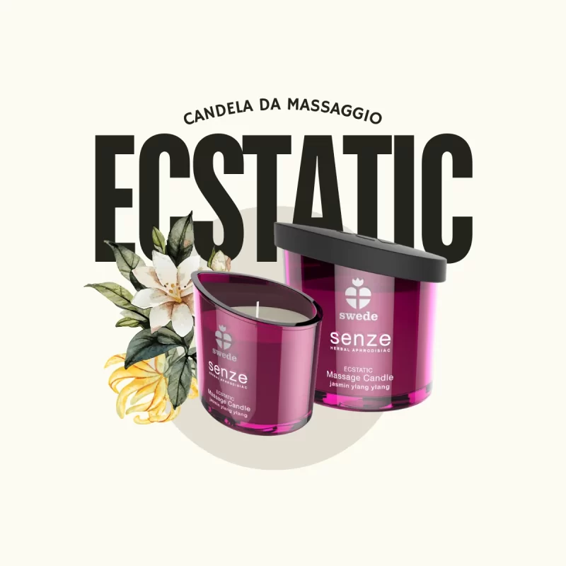 Candela da Massaggio Ecstatic Senze Swede