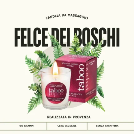 Candela da Massaggio "Felce dei Boschi" | Taboo