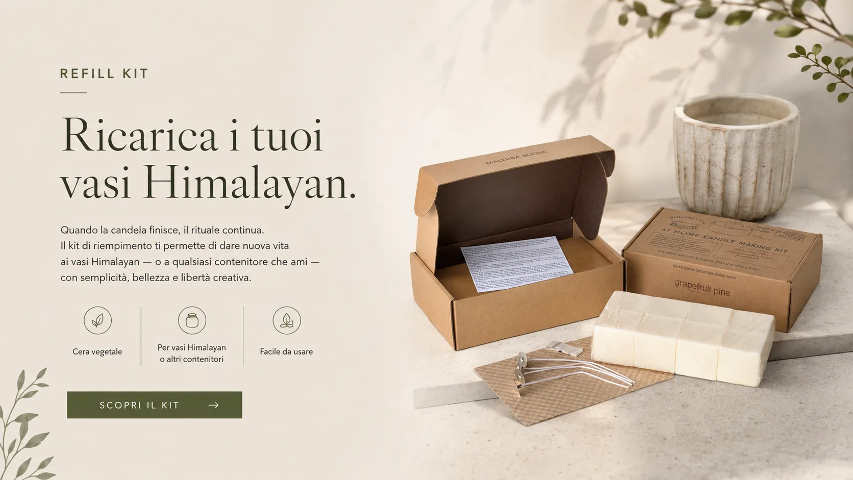 Kit di riempimento candele Himalayan